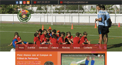 Desktop Screenshot of campusdefutbol.es
